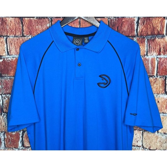 Atlanta ATL Hawks StormTech Performance Large Golf Polo Shirt NBA Basketball - Picture 1 of 6